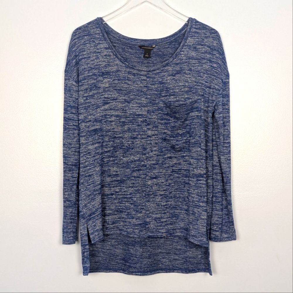 Banana Republic Long Sleeve Tunic Top Women's Small Blue